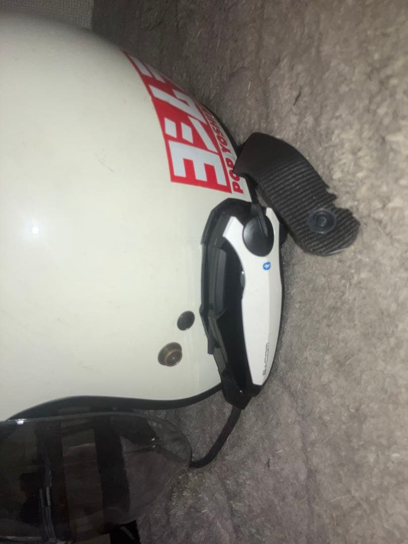 ビーコム付きジェットヘルメット