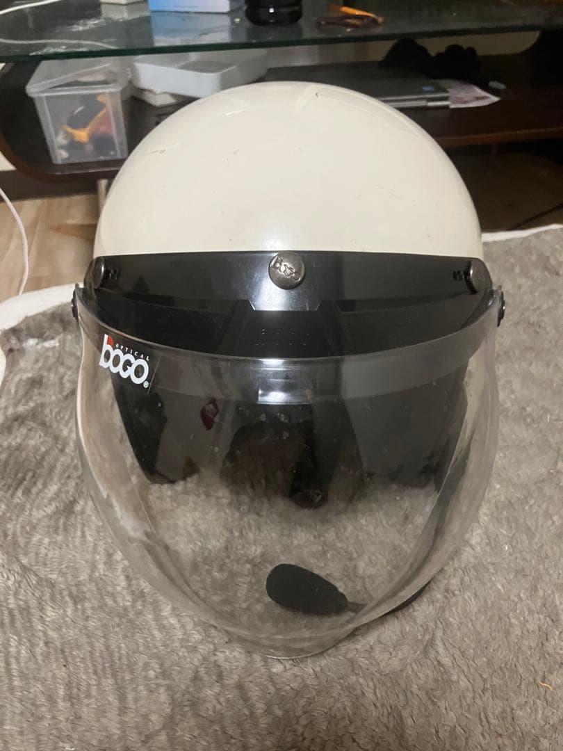 ビーコム付きジェットヘルメット