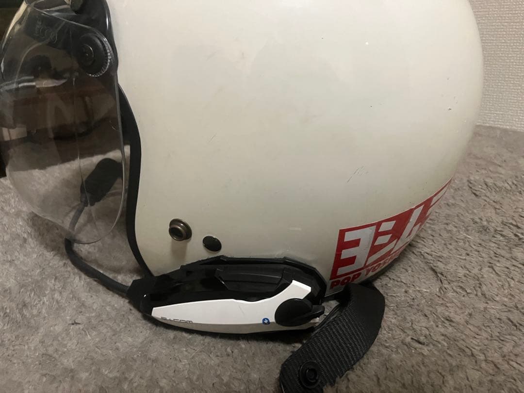 ビーコム付きジェットヘルメット