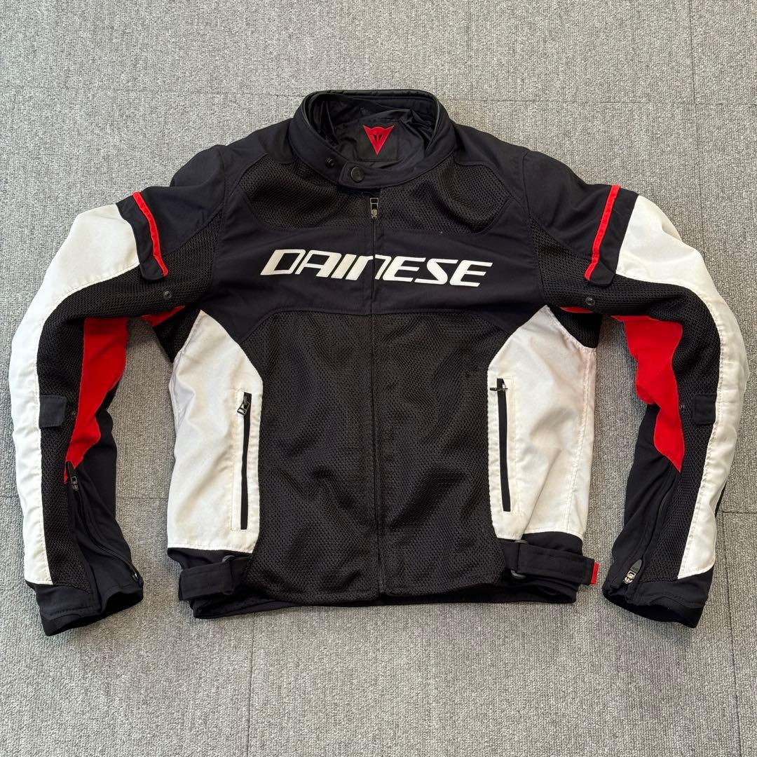 ダイネーゼ 3シーズンバイクウェア上下セット 黒/白/赤