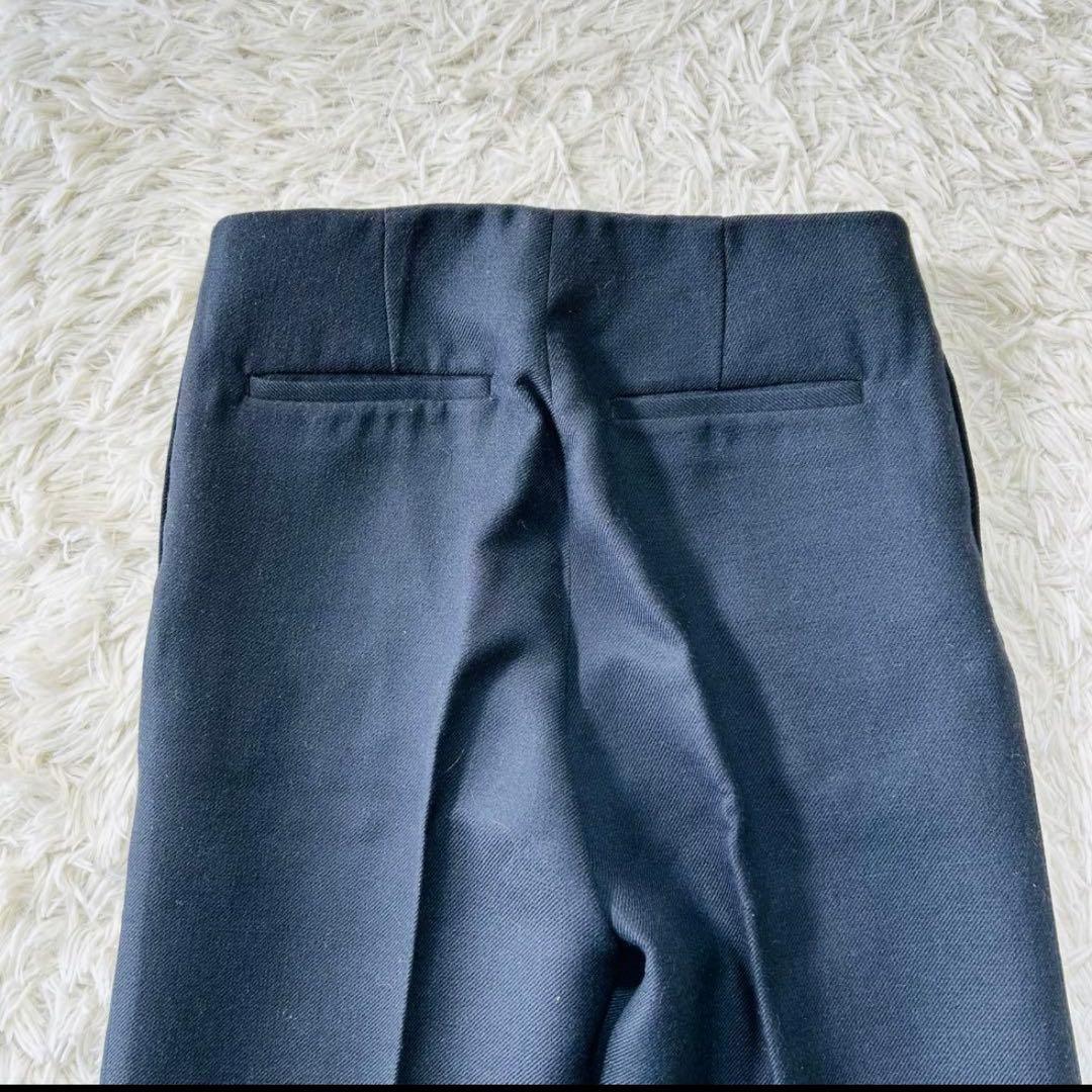 【あおむし】 マディソンブルー ウールパンツ センタープレス