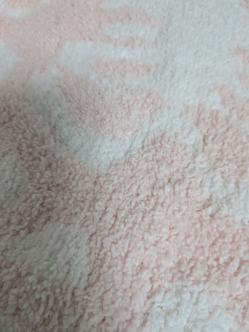 【美品】カシウェア★ブランケット★ピンク✕ホワイト