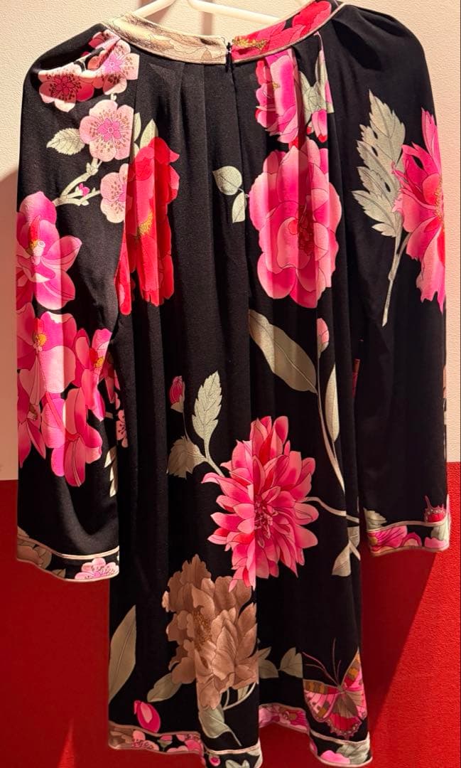 LEONARD フラワープリント 長袖チュニック