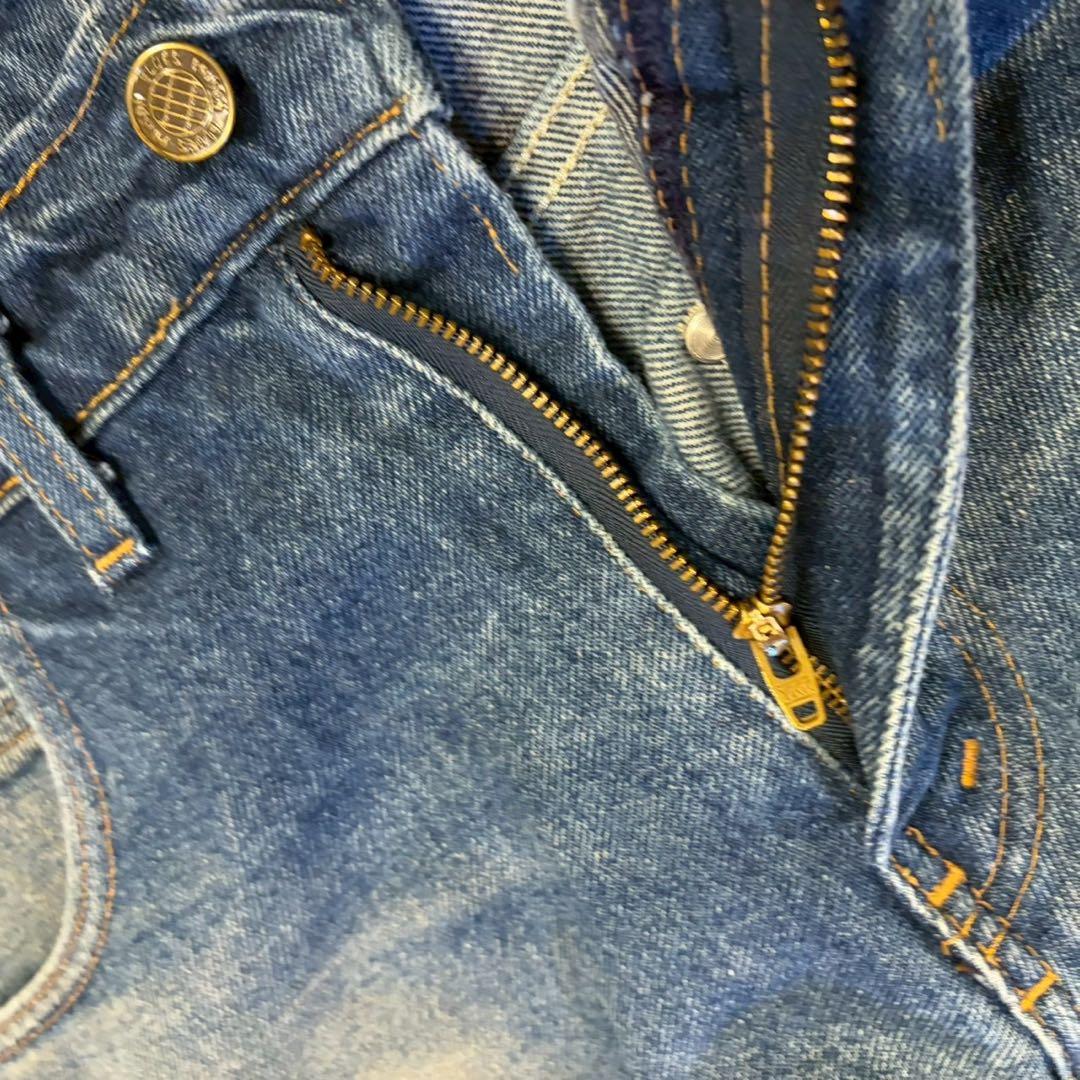 90s USA製 PRSN BLU デニムパンツ ペインターパンツ ダブルニー