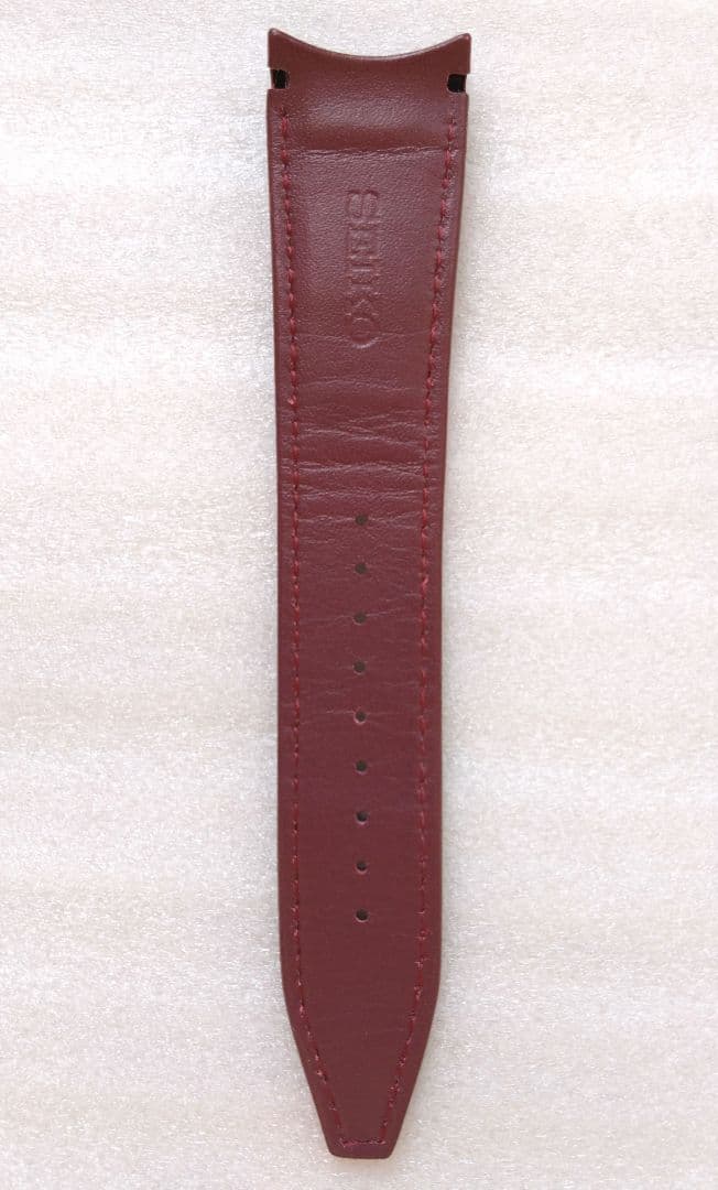 セイコー SEIKO ガランテ 純正レザーベルト (カーフ・型押し／ブラック)