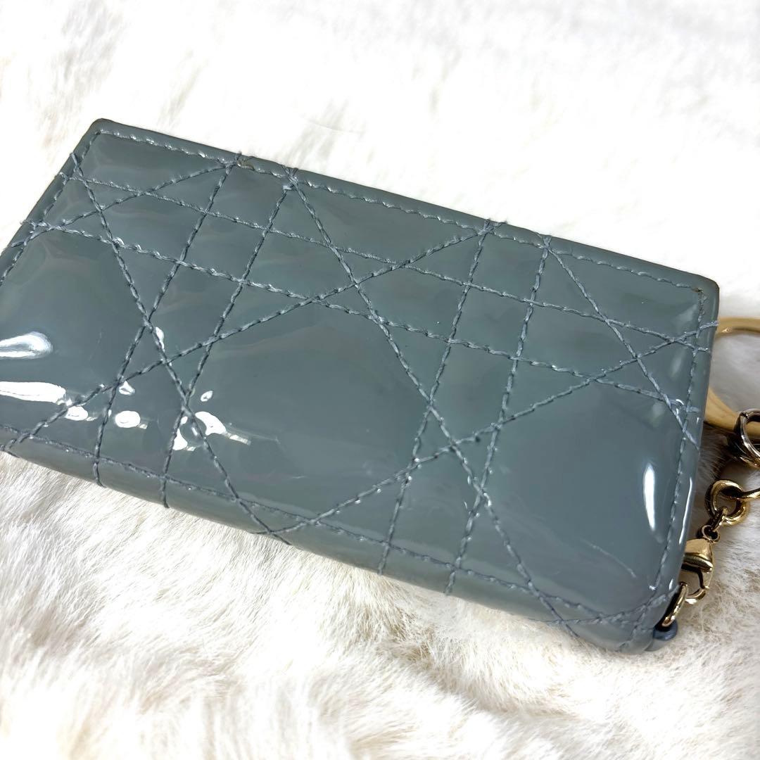 な*な様 クリスチャンディオール レディディオール キーケース パテントレザー