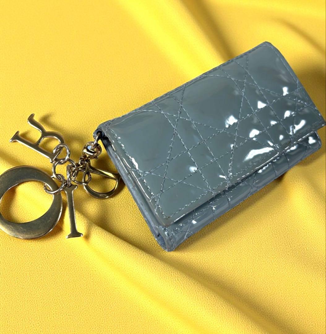 な*な様 クリスチャンディオール レディディオール キーケース パテントレザー