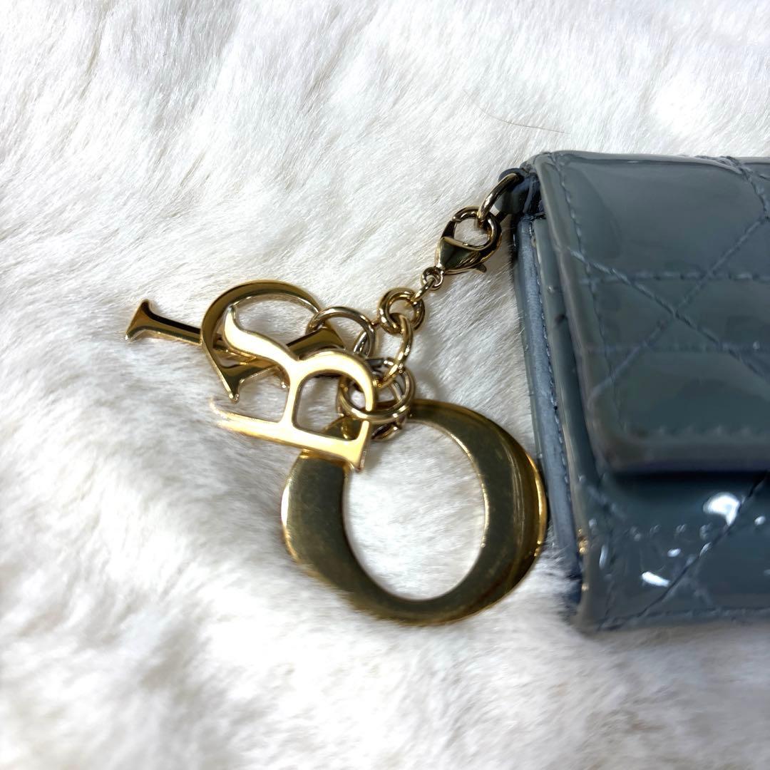 な*な様 クリスチャンディオール レディディオール キーケース パテントレザー