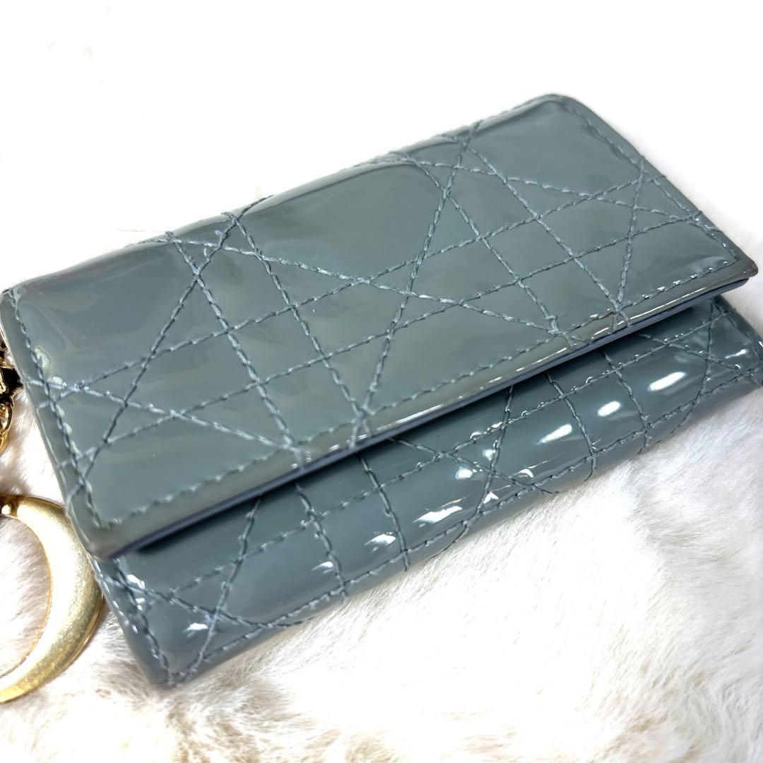 な*な様 クリスチャンディオール レディディオール キーケース パテントレザー