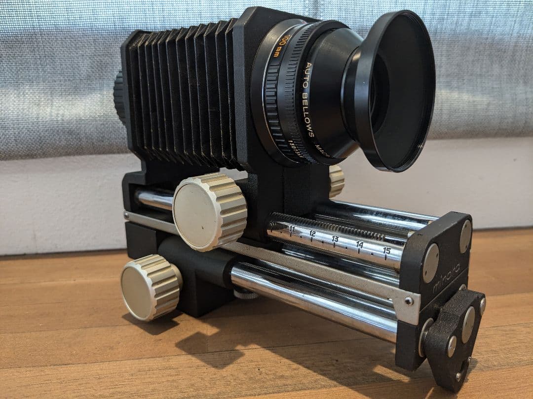 MINOLTA AUTO BELLOWS＆MACRO ROKKOR 100mm