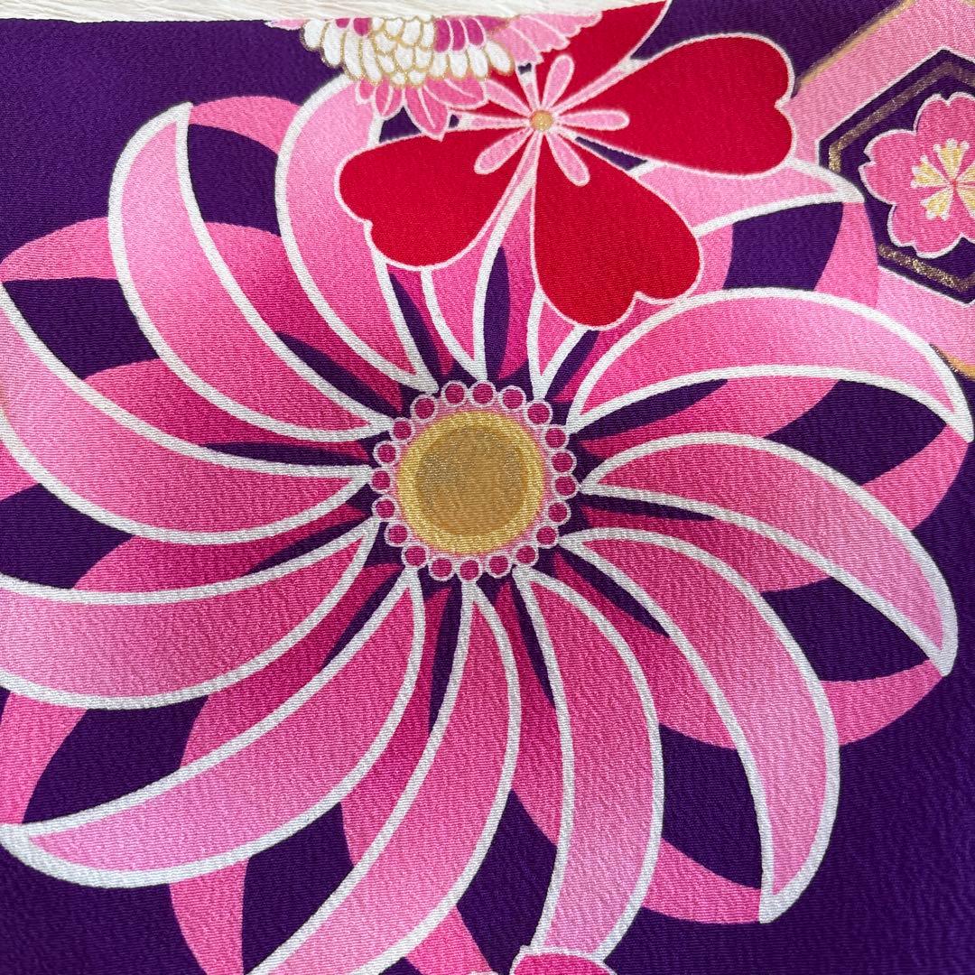 七五三　三歳被布セット➕草履バッグ ジャパンスタイル