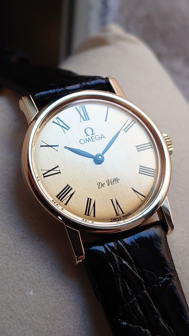 オメガ ヴィンテージ デビル レディース ローマンインデックス メンテナンス済み