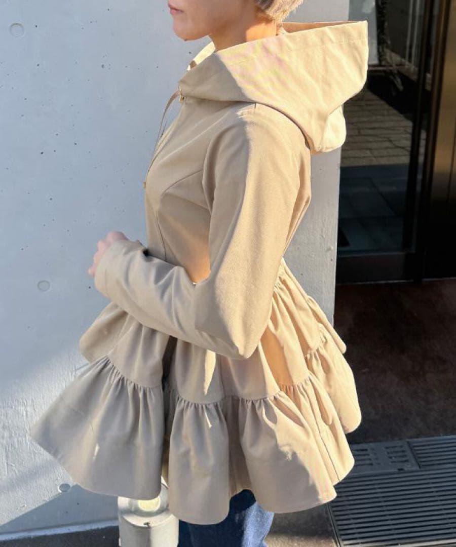 JENNE 立体ティアードブルゾン