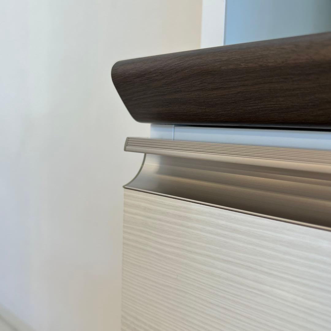 新品☆食器棚 幅80cmカップボード ダイニングボード 北欧風 開梱設置配送付