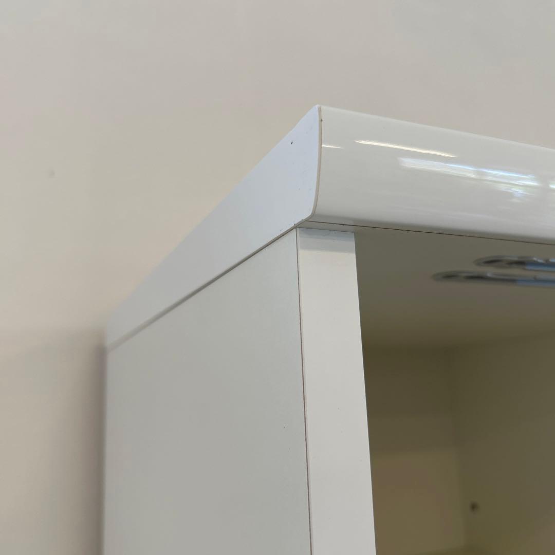 新品☆食器棚 幅80cmカップボード ダイニングボード 北欧風 開梱設置配送付