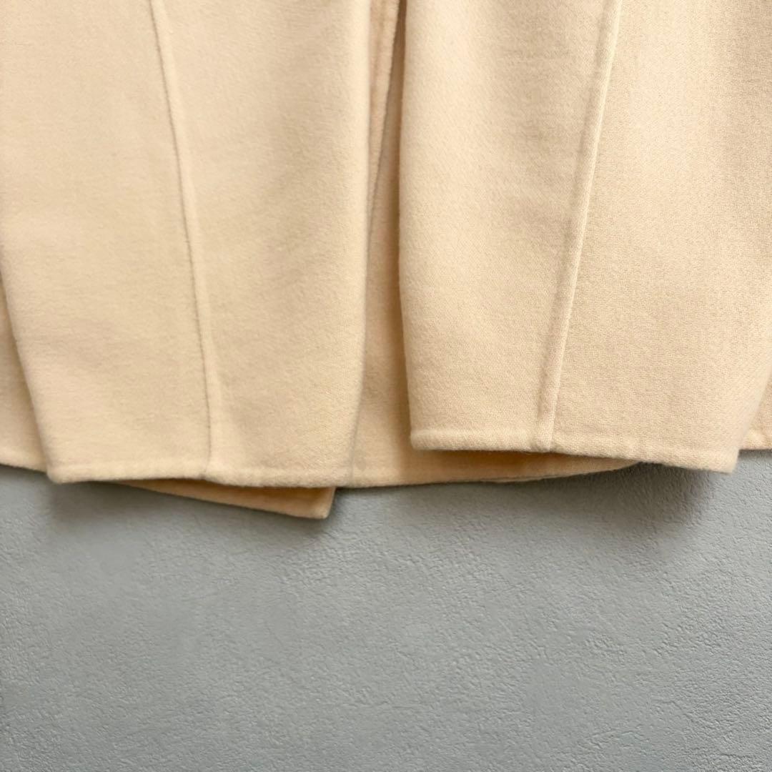 未使用近　ユナイテッドアローズ　ウール混Ｖネックリバーコート