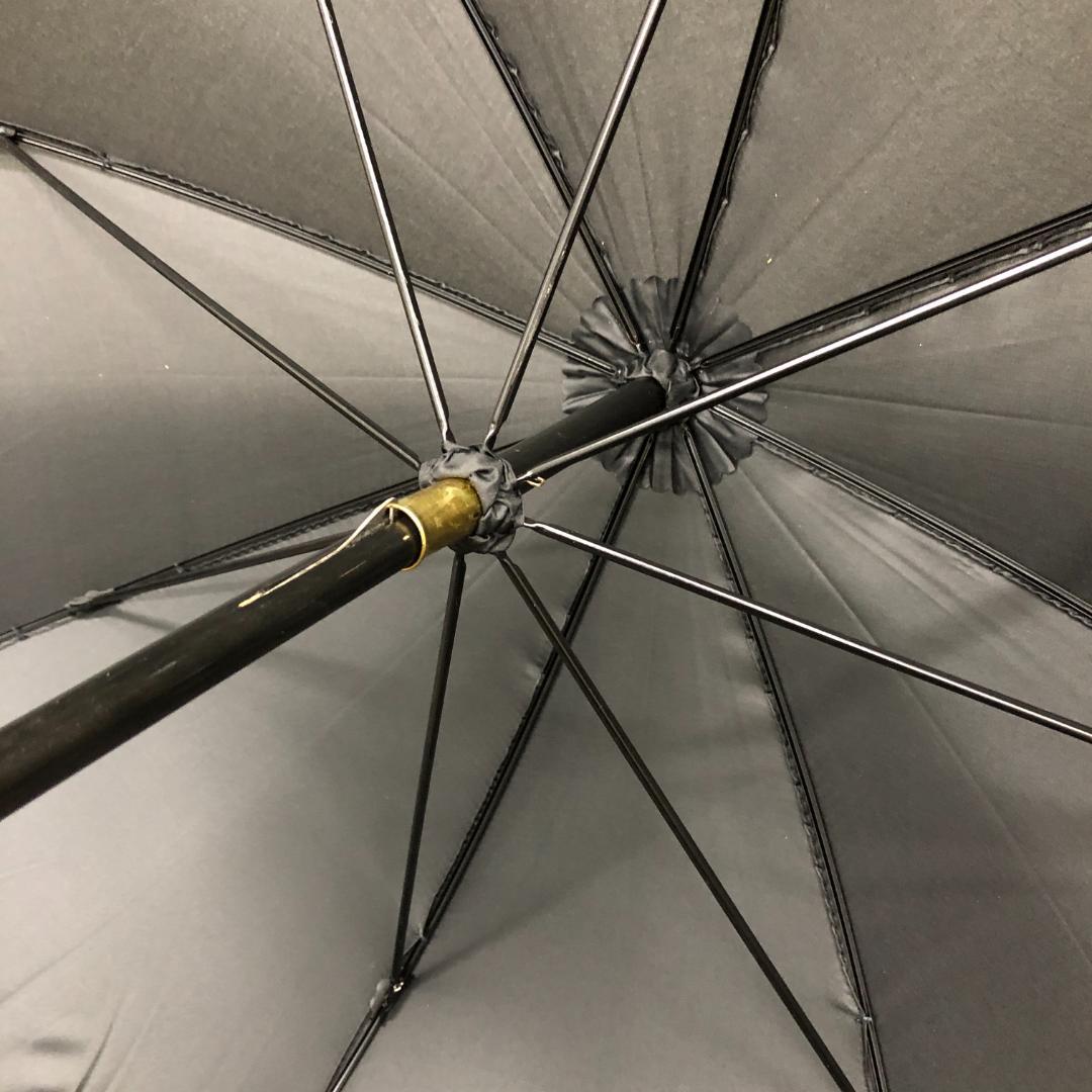 【未使用保管品】1E142/フェンディ/雨傘/ズッカ柄/FF/黒/茶/オールド