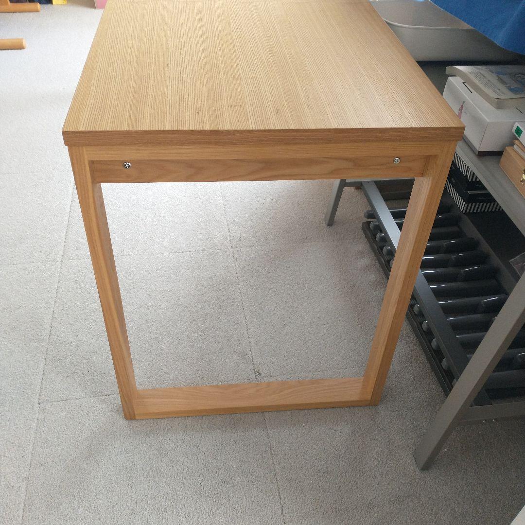 デスク天然タモ180cm.奥行45cm【新品】【更にお値下げしました】札幌
