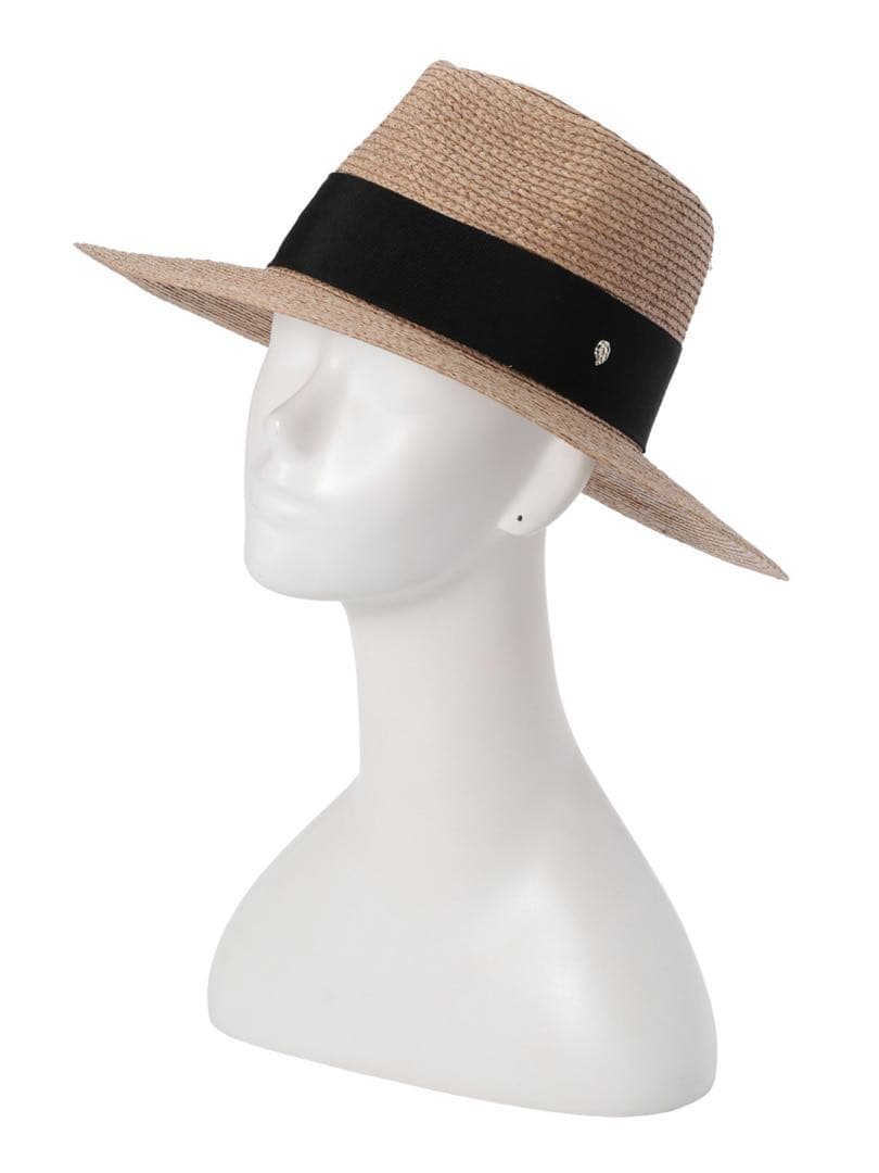 新品　ヘレンカミンスキー ラフィアハット Plath リボンブラック