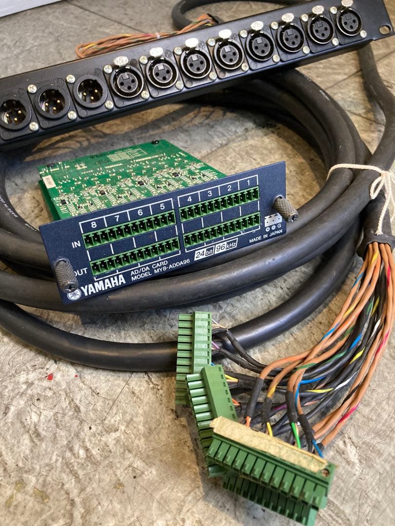 YAMAHA MY8-ADDA96 XLR In/Out 加工済み ケーブル付