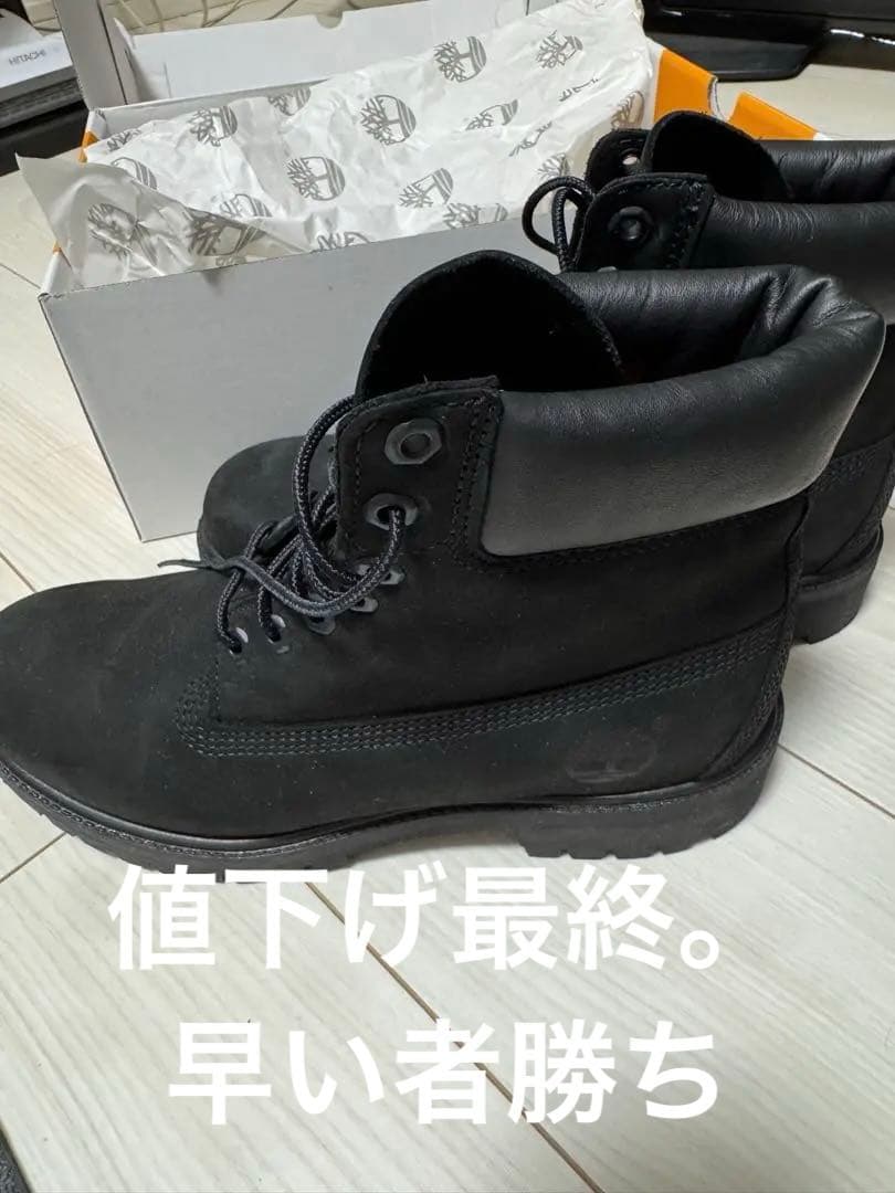 靴 TIMBERLAND 6 INCH PREMIUM BLACK