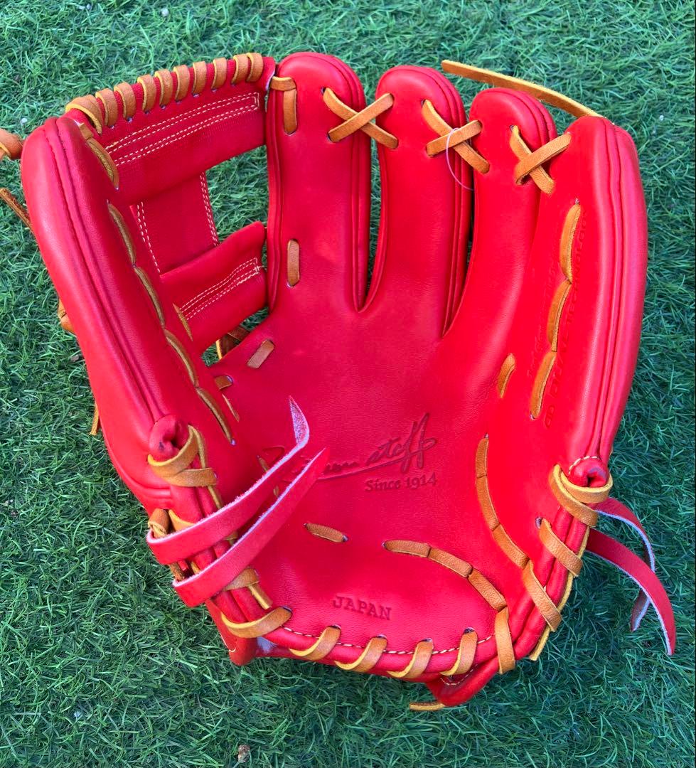 専用袋付　新品未使用　60,500円　ウィルソンスタッフ　硬式　内野　日本製