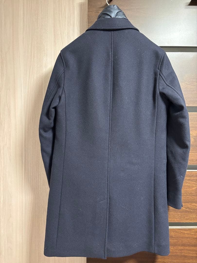【美品】　Herno ネイビー シングルブレスト チェスターコート