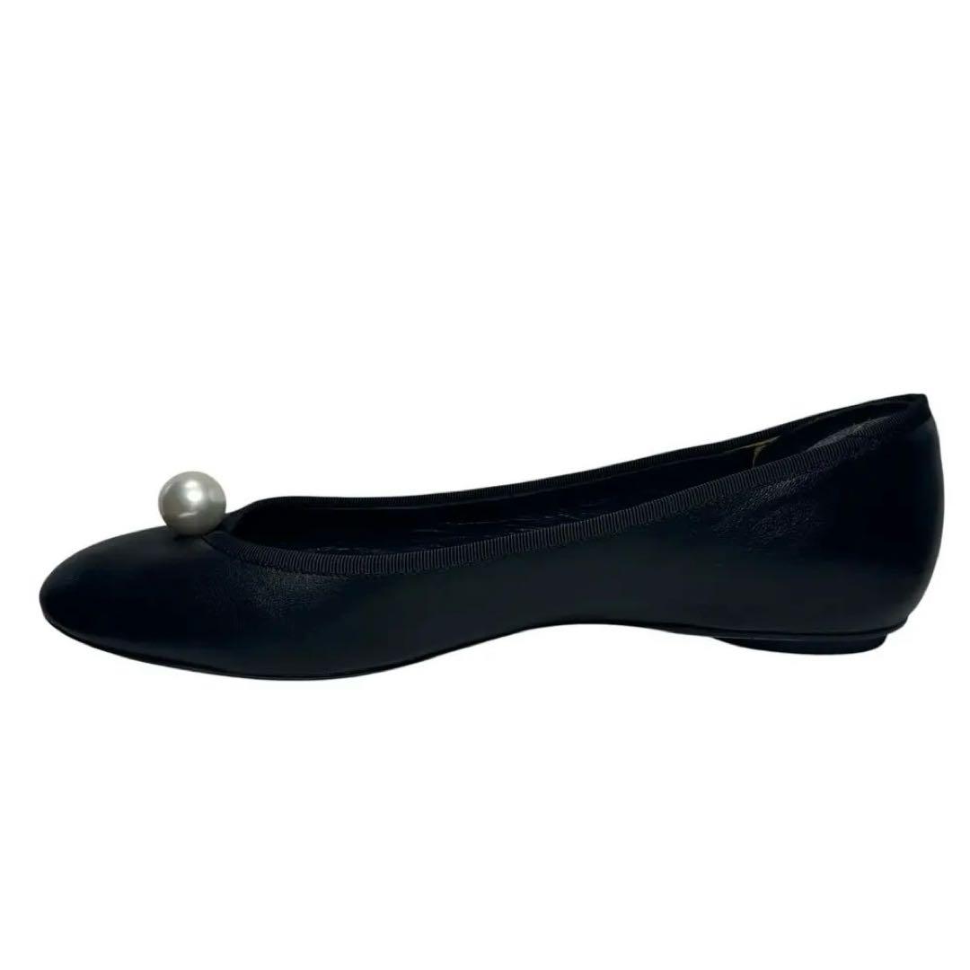 極美品⭐︎ピッピシックchu chu pearlフラットシューズ　黒　38