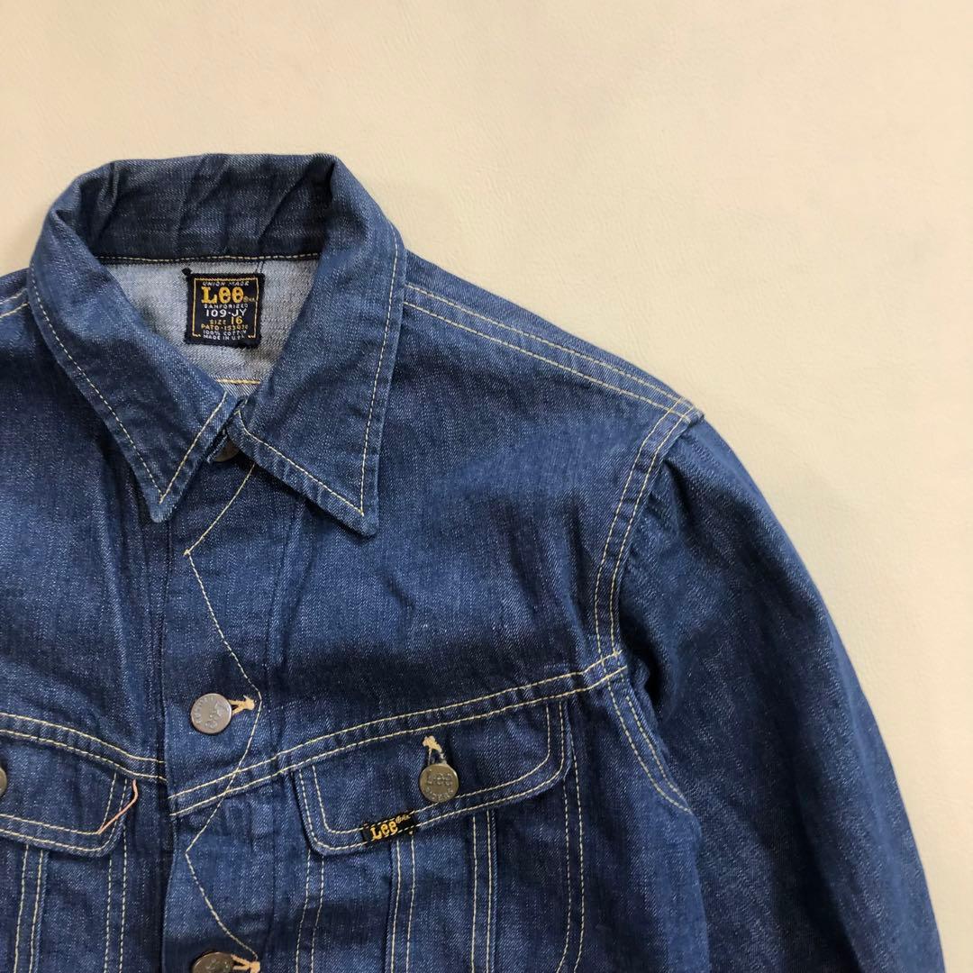 濃紺！70's Lee 109-JY デニムジャケット　アメリカ製 i75