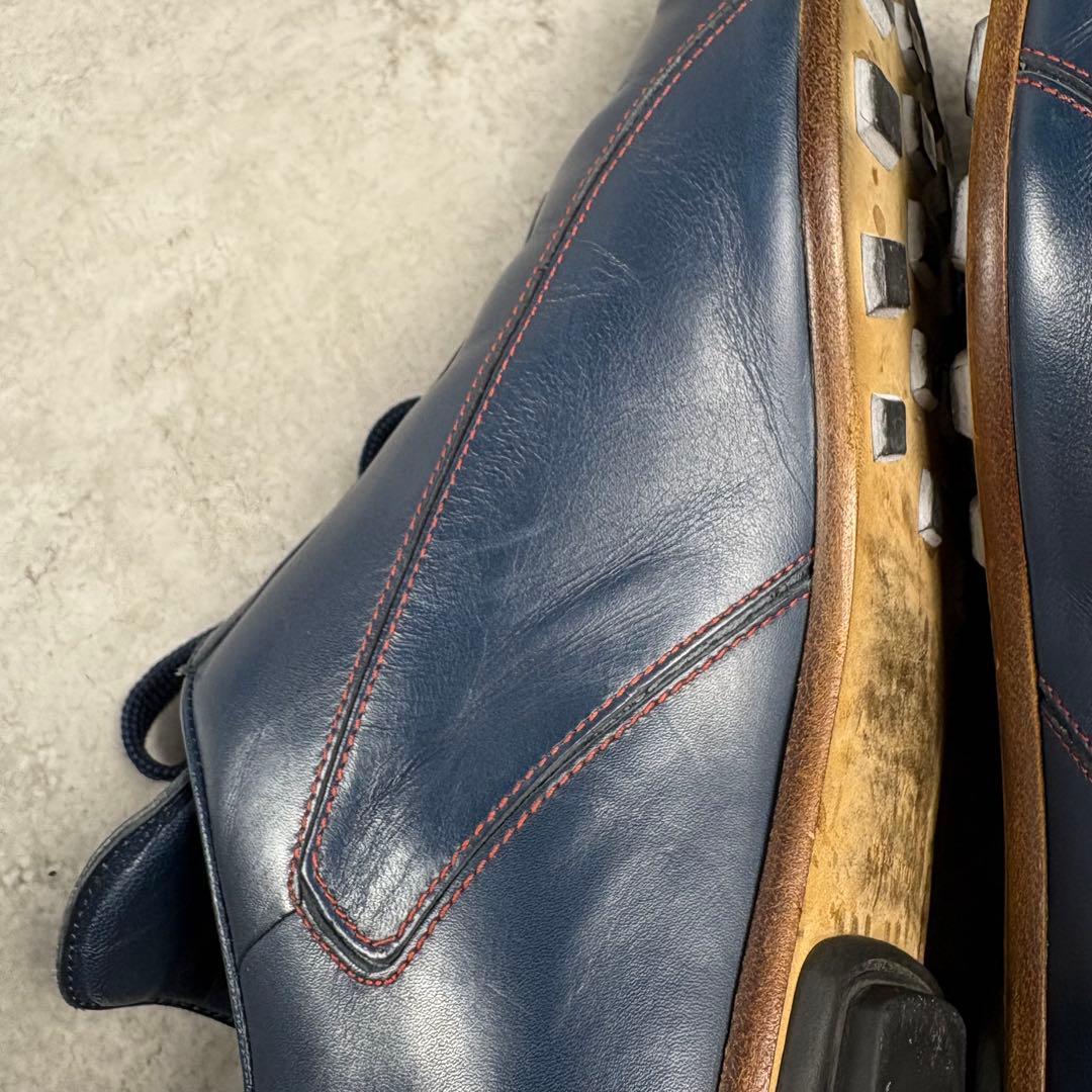 ルイヴィトン　LOUIS VUITTON レザー 本革　シューズ　7 ネイビー