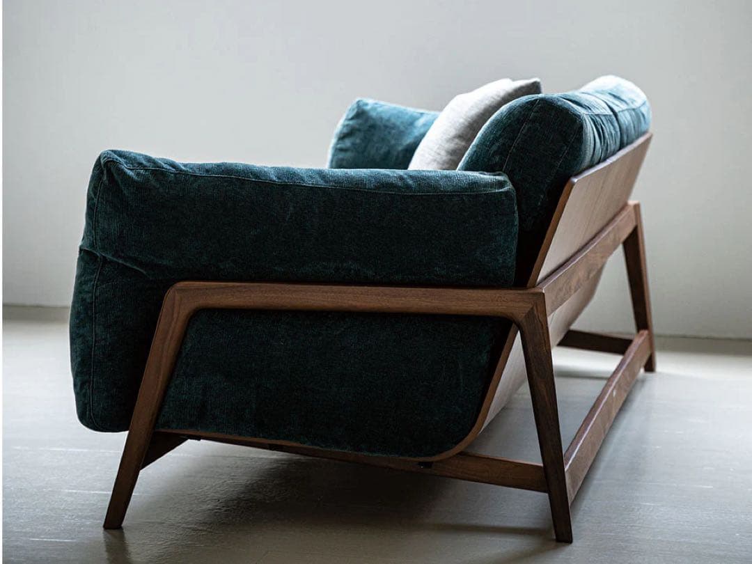 ソファ　nagi 3人がけ　富士ファニチア　美品　高級　グレー　定価50万