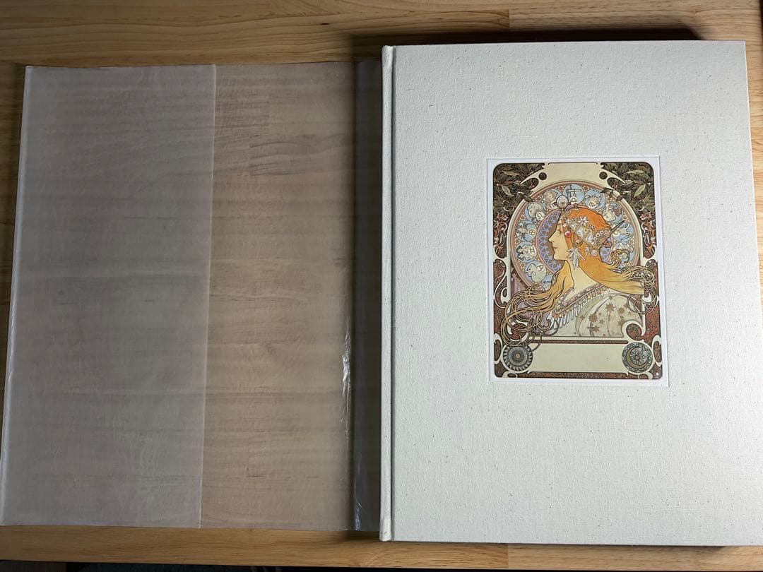 アルフォンス・ミュシャ【サイズA3判の超大型本】+【特製額装版3点付】