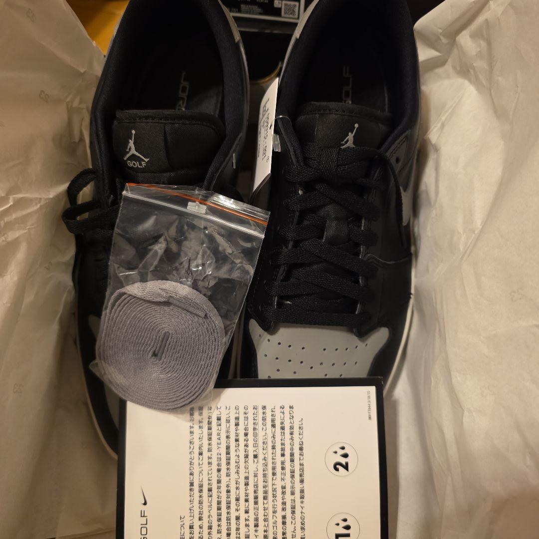 Air Jordan 1 Low ゴルフ ブラック/グレー サイズ28cm