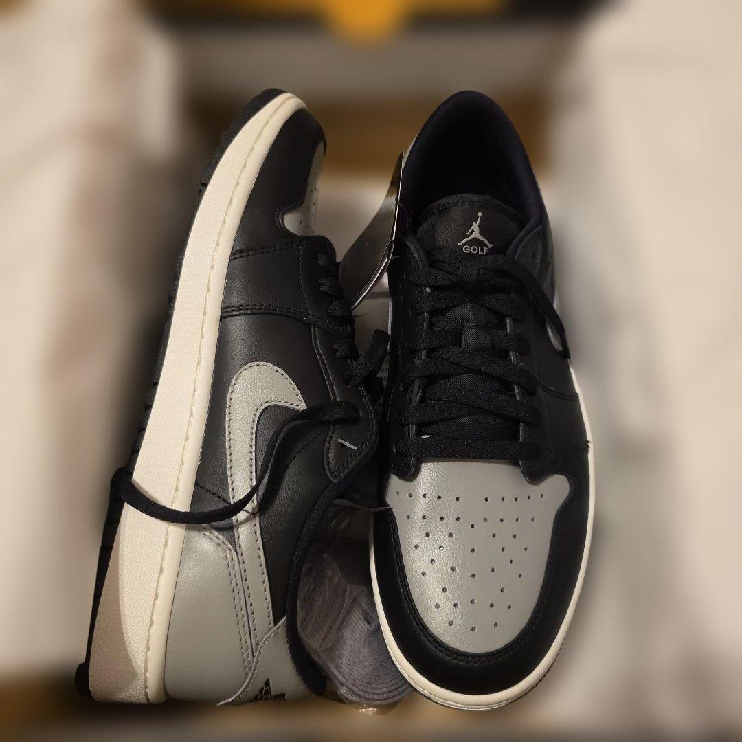 Air Jordan 1 Low ゴルフ ブラック/グレー サイズ28cm