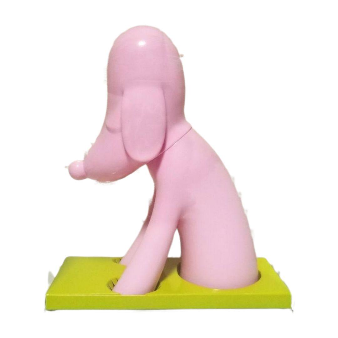 新品未開封品 青森県立美術館 あおもり犬 貯金箱 奈良美智 ピンク