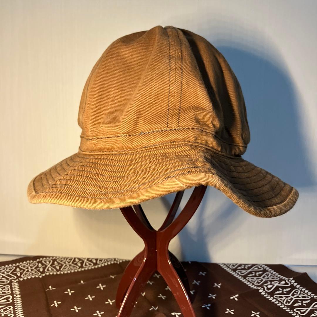 リアルマッコイズ　アーミーハット　ブラウンミリタリーハット　美品　7 1/2