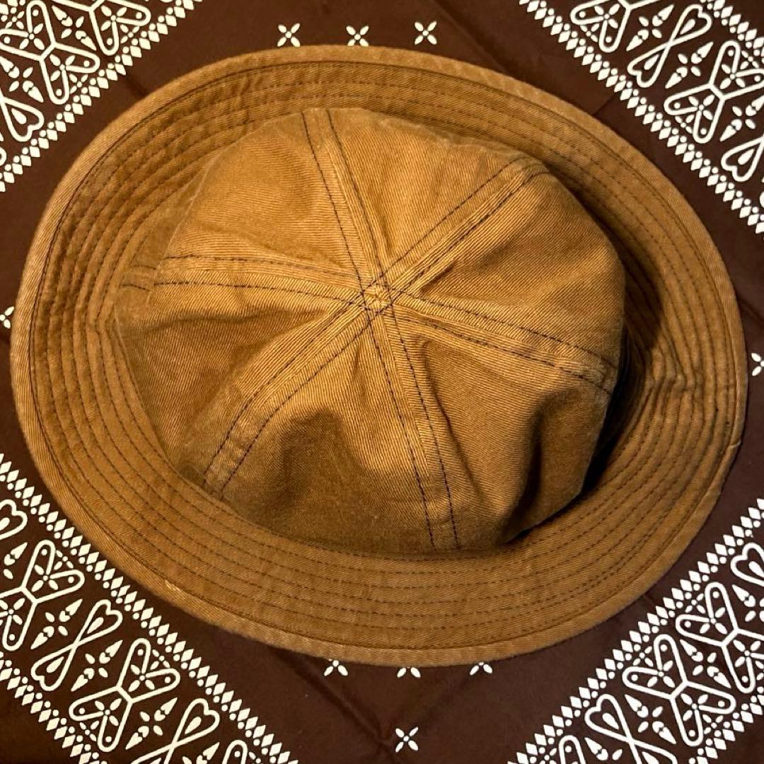 リアルマッコイズ　アーミーハット　ブラウンミリタリーハット　美品　7 1/2