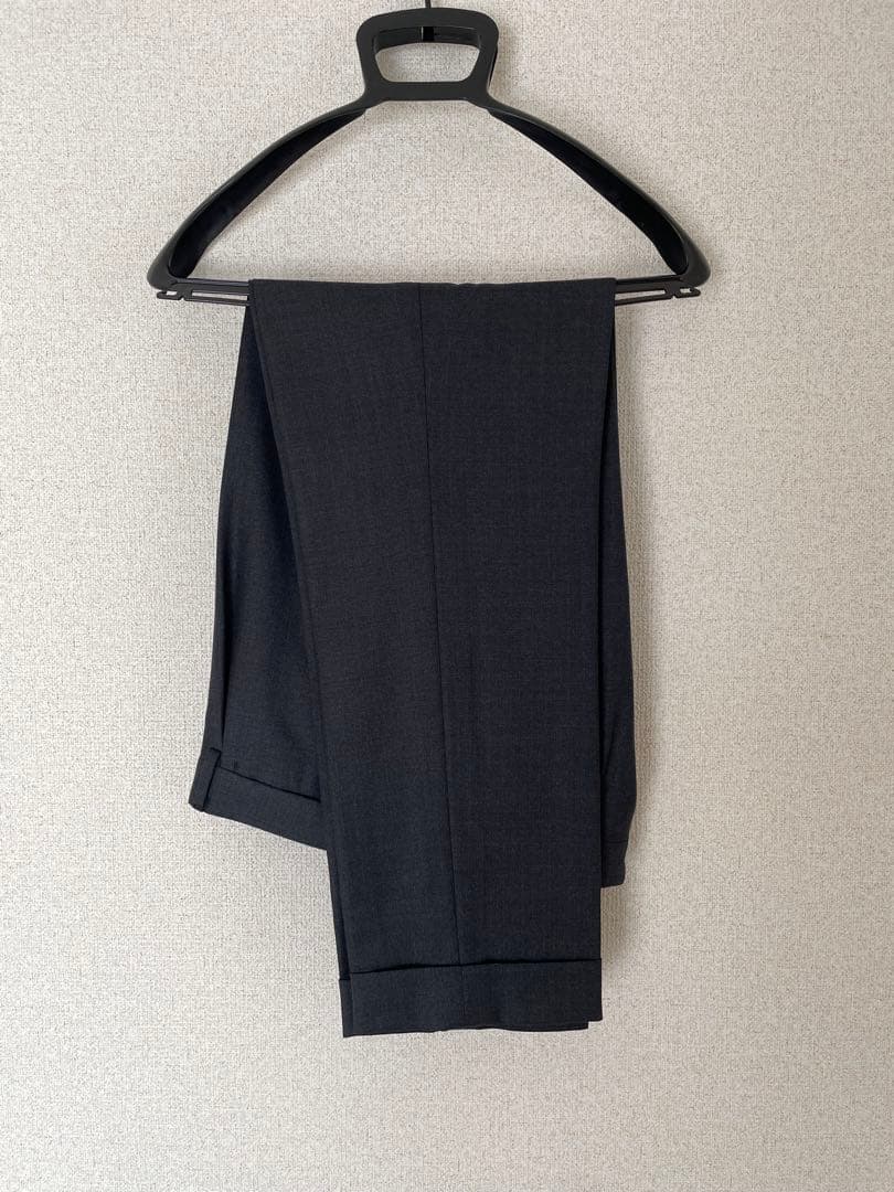 ビームスF チャコール ビジネススーツ クリーニング済 サイズ46