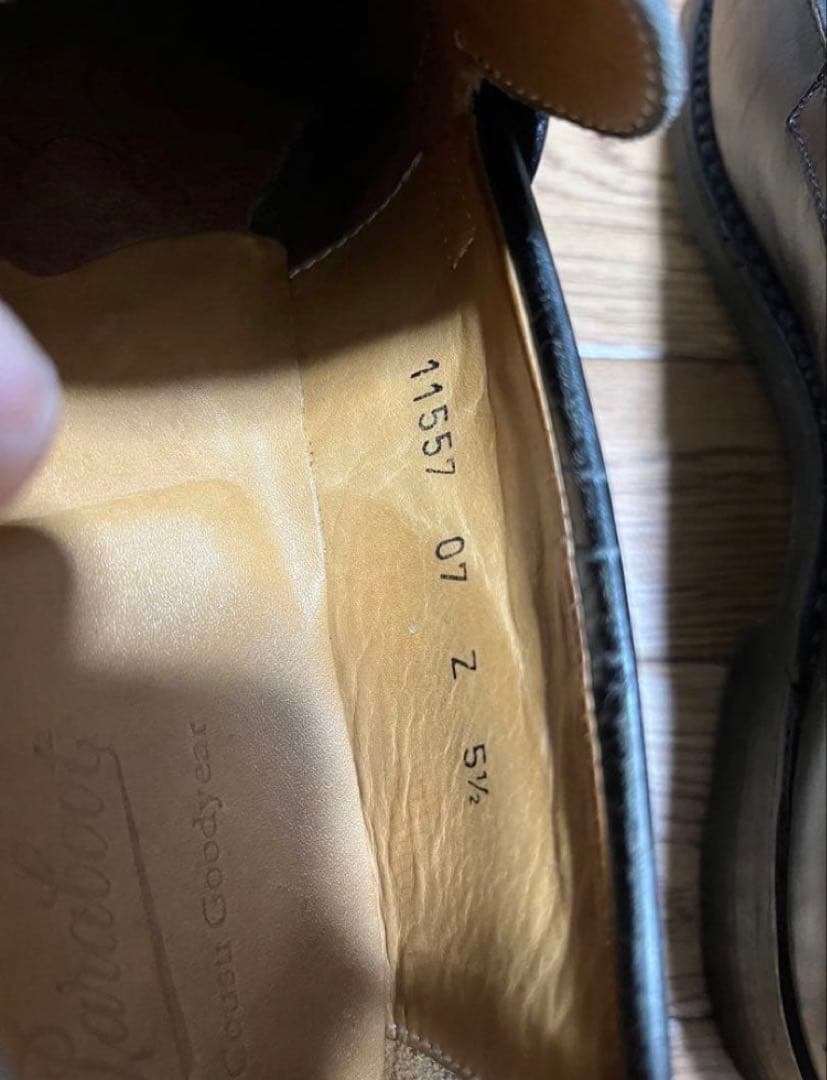 Paraboot 5 1/2 24cm パラブーツ ブラック アドニス