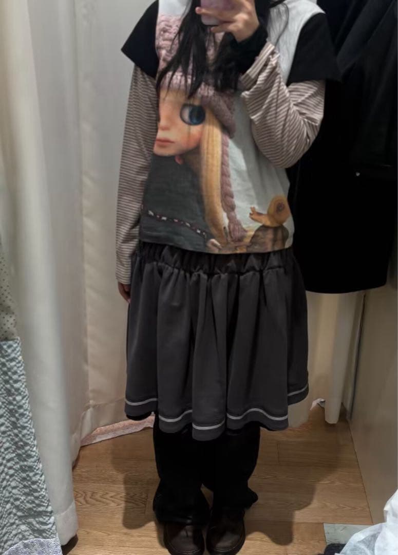 COYSEIO X BLYTHE ストライプ ダブル ロングスリーブ 長袖