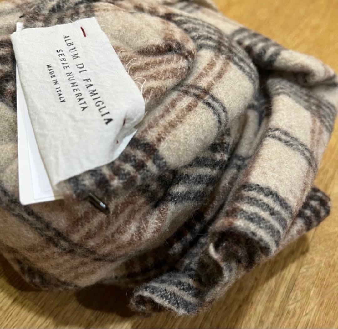 25AW 新品ALBUM DI FAMIGLIA のTRIANGLE SCARF