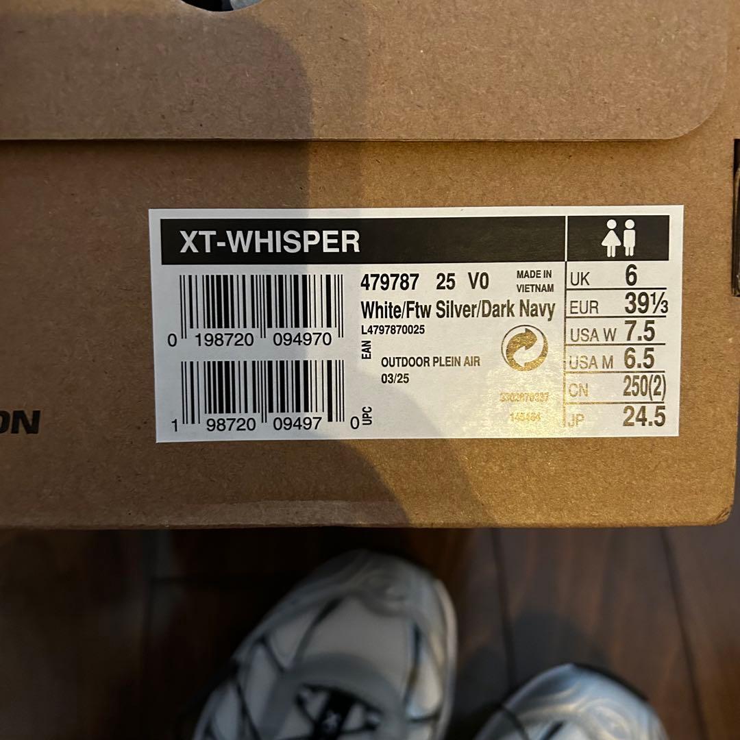 Salomonサロモン　XT-WHISPER シルバー