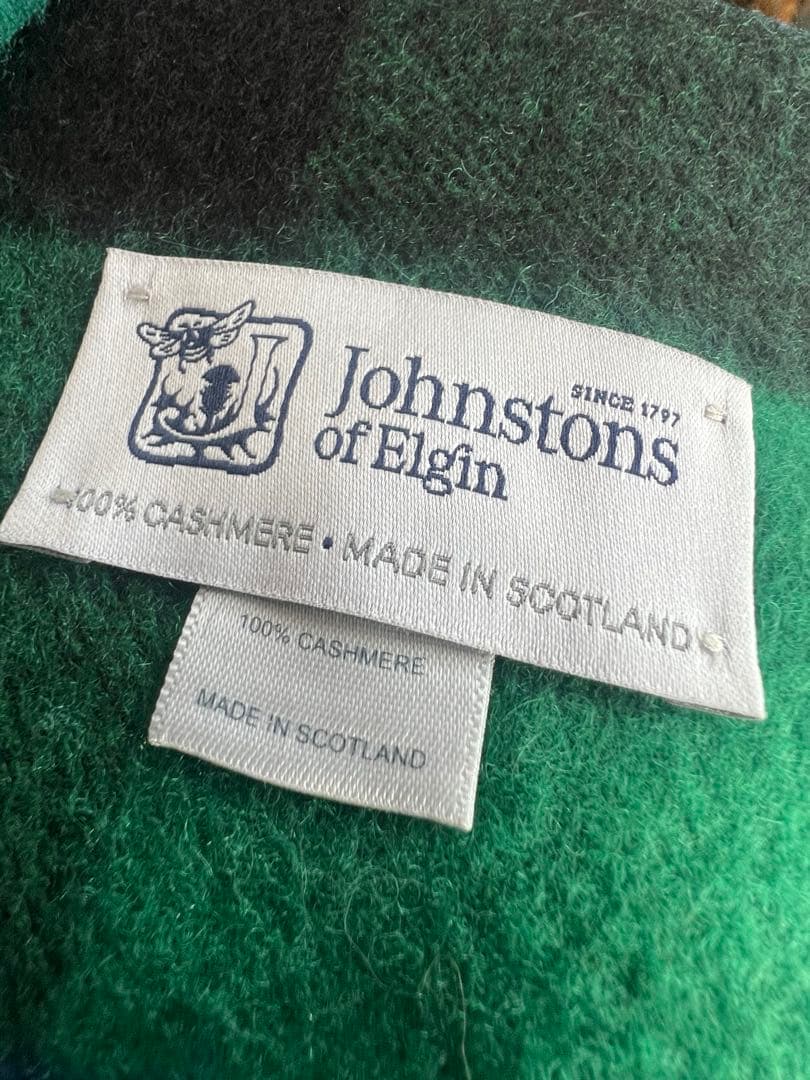 ジョンストンズ Johnstons 100%カシミヤ ストール Baird