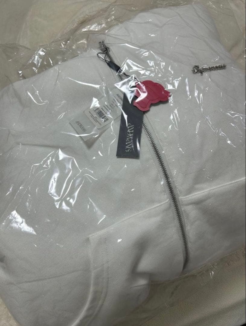 ジャケット・アウター andwang kirakira 2way fur zip up