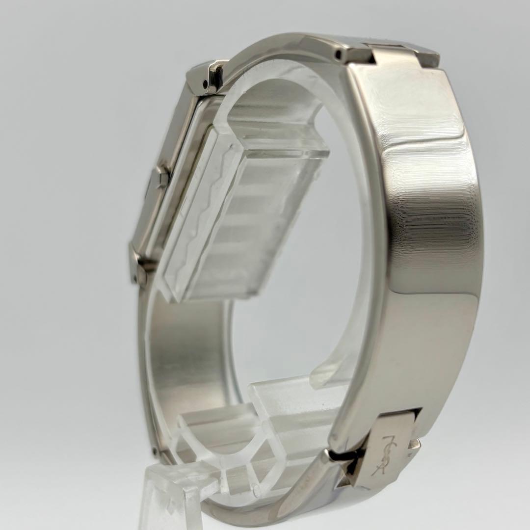 超美品✨イヴサンローラン 腕時計 バングル YSL 新品電池 ヴィンテージ