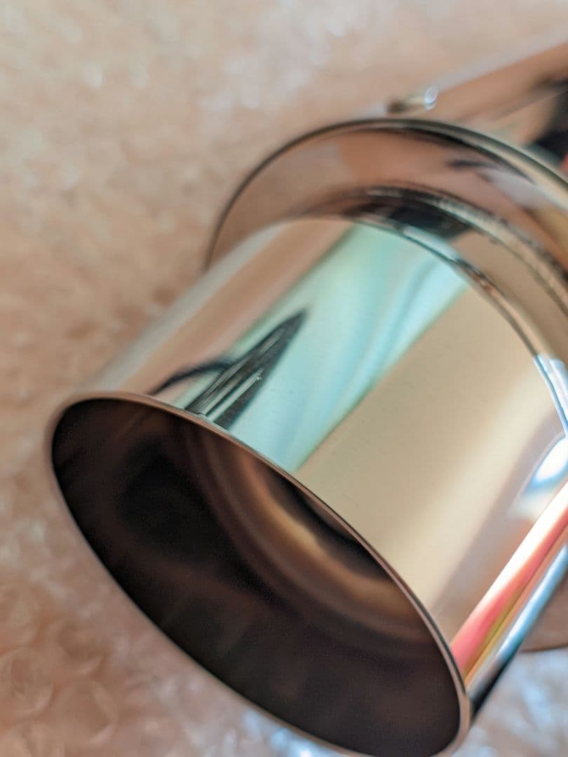 WR’S スリップオンマフラー　ステンレス／ラウンド GSX250R