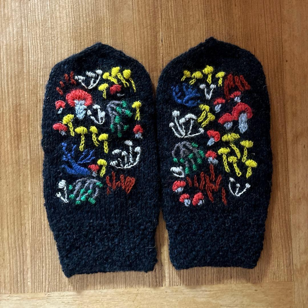 ハンドメイドミトンきのこ