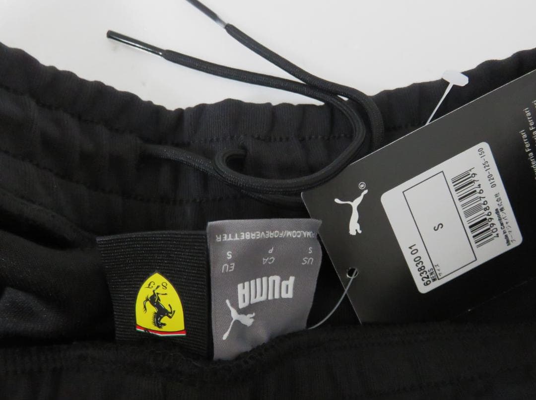 新品 PUMA × Ferrari ジャージ セットアップ S ブラック レッド