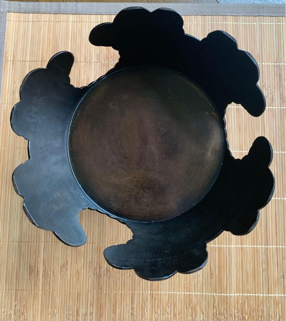 池坊 花押 唐金製 御玄猪 おげんちょ 花器 華道具