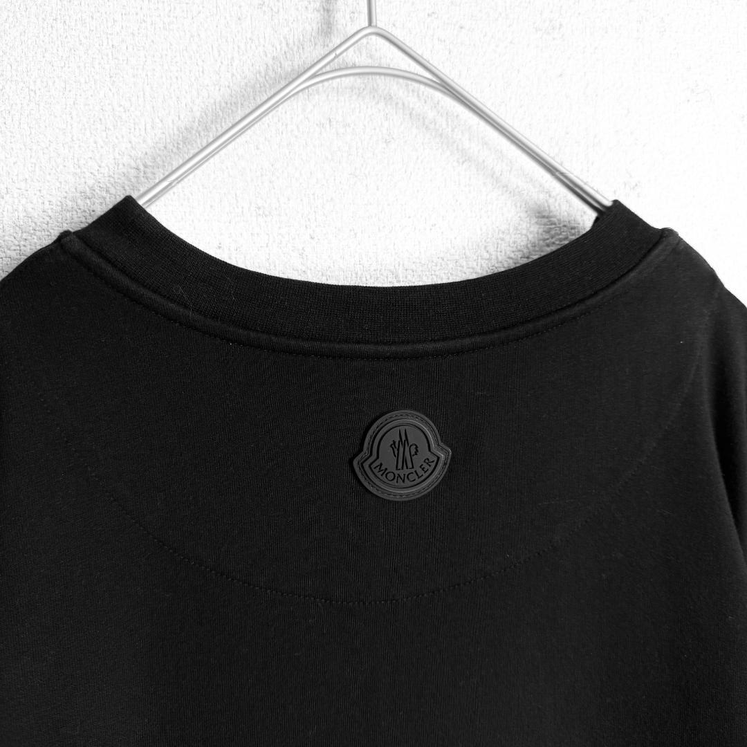 【美品☆定価10万円☆高級モデル☆ラバーロゴ】モンクレール ロンT 入手困難